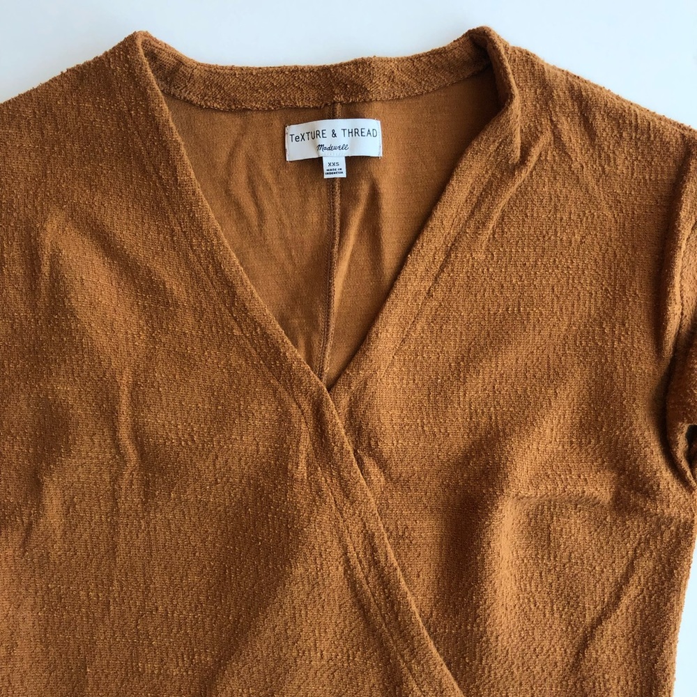 Madewell Texture & Thread Wrap Top - image 5